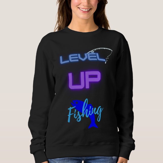 Uppåt fiske t shirt (Framsida)