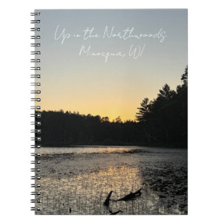 Uppåt i Northwood Sjö fotopatbok Anteckningsbok