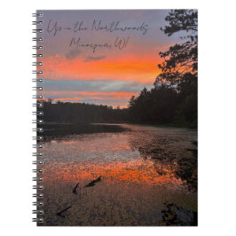 Uppåt i Northwood Sjö fotopatbok Anteckningsbok