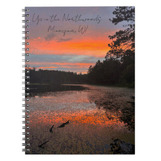 Uppåt i Northwood Sjö fotopatbok Anteckningsbok