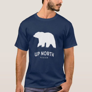 Uppåt North Michigan Bear T Shirt