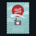 Uppåt och bort från födelsedagen inbjudningar<br><div class="desc">Den här roligten och den här festliga födelsedagsinbjudan fungerar antingen för en pojke eller för en flicka! Det är helt anpassade - lägg till din lilla ålder till luftballongen. Det ser underbart ut även med de urklippta formerna så att du kan experimentera och välja den som passar party bäst.</div>