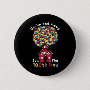 Uppåt och borta Det är 100 dagars lärare 100 dagar Knapp