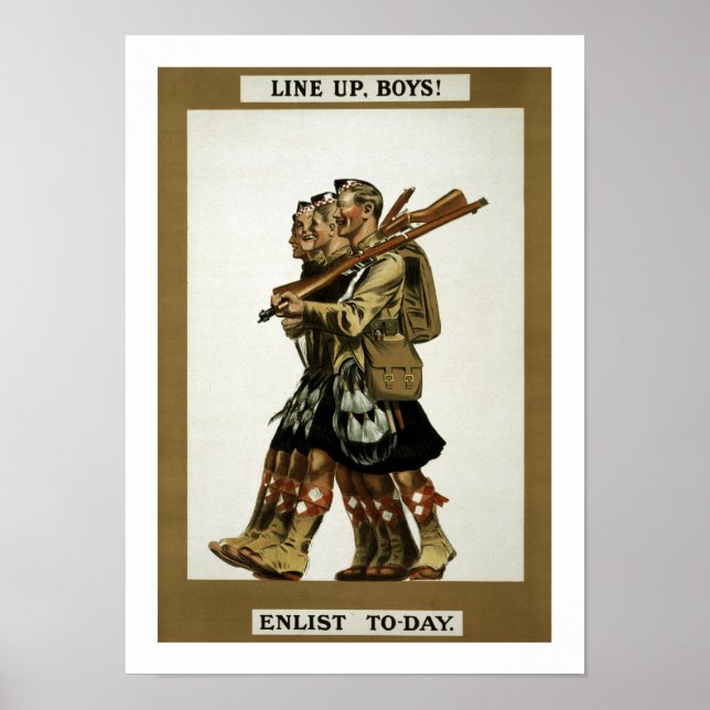 Uppåt på rad (vit) poster (Framsidan)