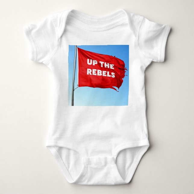 Uppåt rebellerna, temat Baby Bodykostym T Shirt (Framsida)