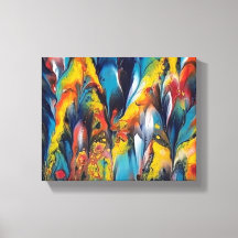 Uppåt Stäng och Feathery2 Skriv ut på 10x18-arbets