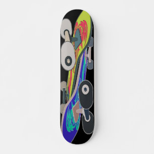 Uppåt stängt skal old school skateboard bräda 18 cm