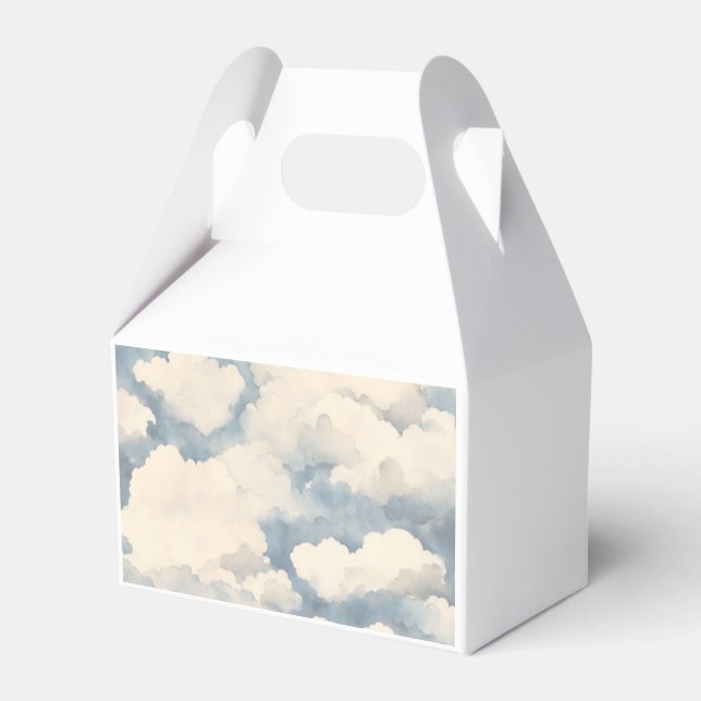 Uppåt, upp och bort, ballonger på födelsedagen presentaskar (Framsidan Sidan)