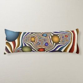 Uppåtgående, färglös, modern Abstrakt-konst Kroppskudde