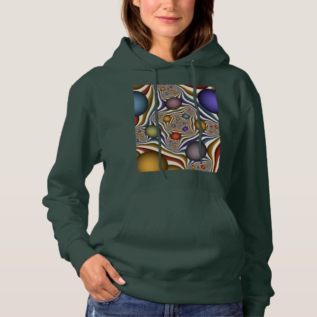 Uppåtgående, färglös, modern Abstrakt-konst T Shirt (Framsida)