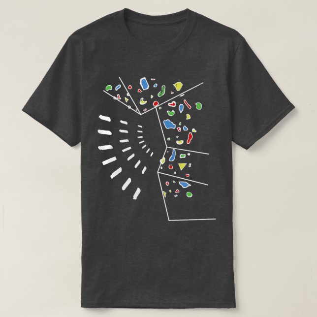 Uppåtgående klättringsvägg 1 t shirt (Design framsida)