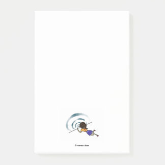 Uppåtriktad effekt efter anteckning post-it block