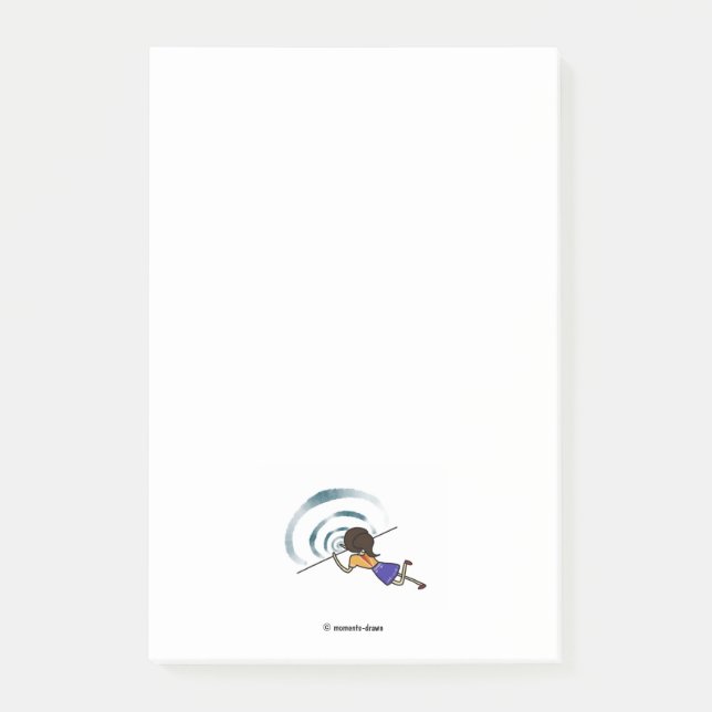 Uppåtriktad effekt efter anteckning post-it block (Framsida)