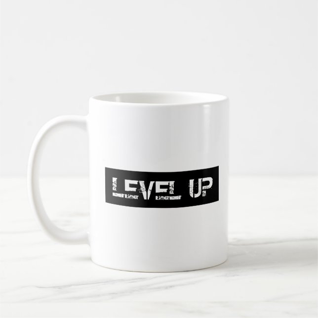 Uppåtriktad inspiration/motivation kaffemugg (Vänster)
