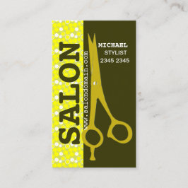 Uppåtriktad möte hårstylistprofessionell tidsbeställning kort