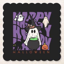 Uppåtriktad Roligt | Happy halloween Magic & MisCh Underlägg Papper