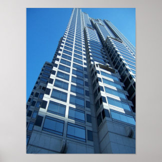 Uppåtriktad Skyling Poster