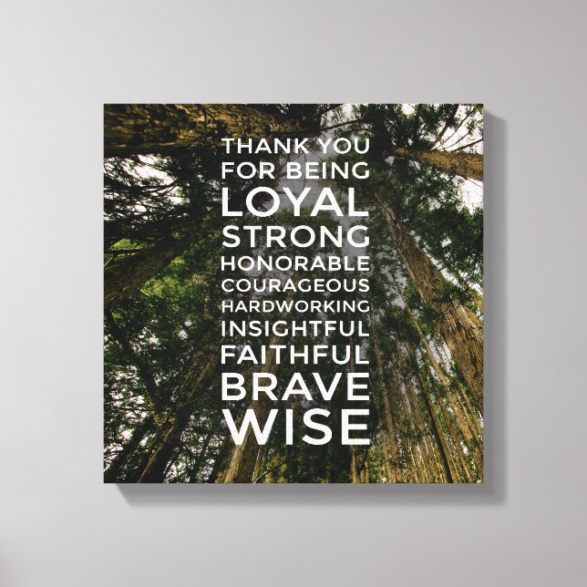 Uppåtriktad spärr nr 3 (12 x 12) canvastryck (Framsida)