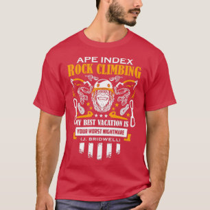 Uppåtstigning för Ape-index sten T Shirt