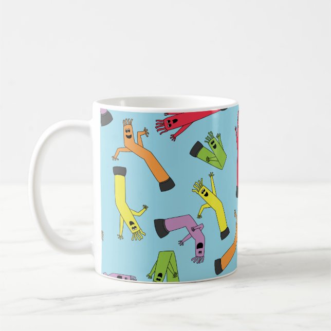 Uppblåsbar rörmanarmugg kaffemugg (Vänster)