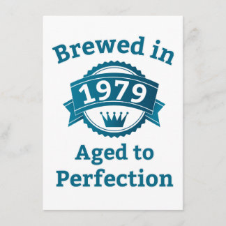 Uppblåst 1979 Åldras till Perfection Kort