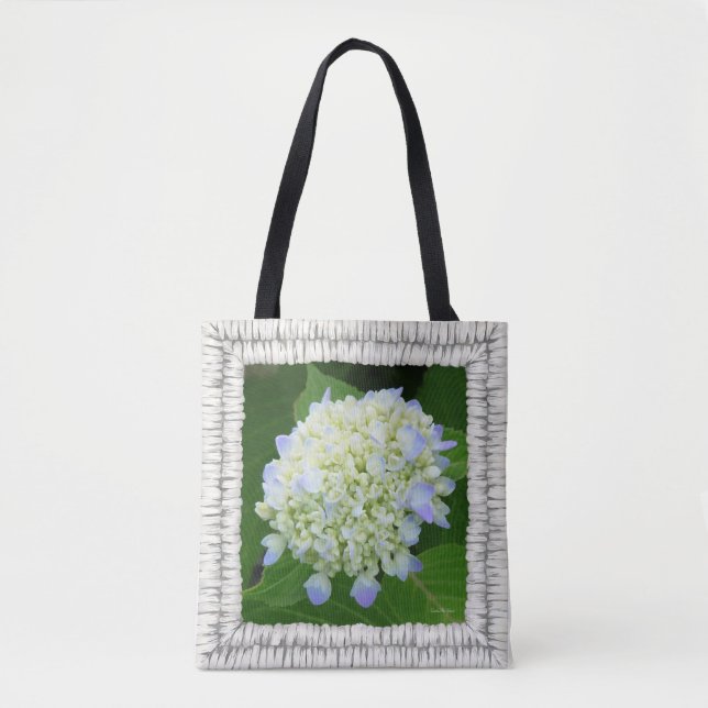Uppblommande blomning tygkasse (Framsida)