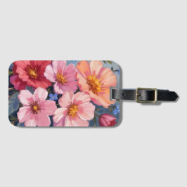 Uppblommande kronblad | Blommålning i akvarell Bagagebricka