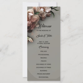 Uppblommande Peonies 2-sidig Program