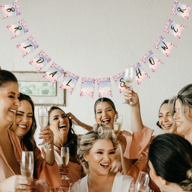 Uppblommande Romans - Bröllopsfest Vimplar (Skapare uppladdad)