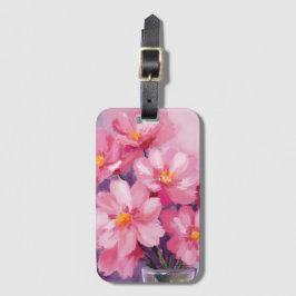 Uppblommande Rosa Kronblad | Blommamålning Vattenf Bagagebricka