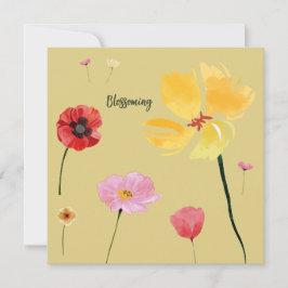 Uppblomning Inbjudningar