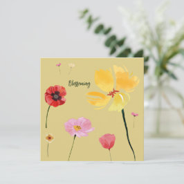 Uppblomstring Inbjudningar