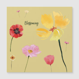 Uppblomstring Magnetisk Inbjudningskort