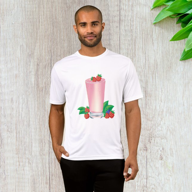 Uppdatera Berry Smoothie Rosa Drink T Shirt (Skapare uppladdad)