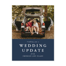 Uppdatera bröllop genom att ändra datumflottfotot