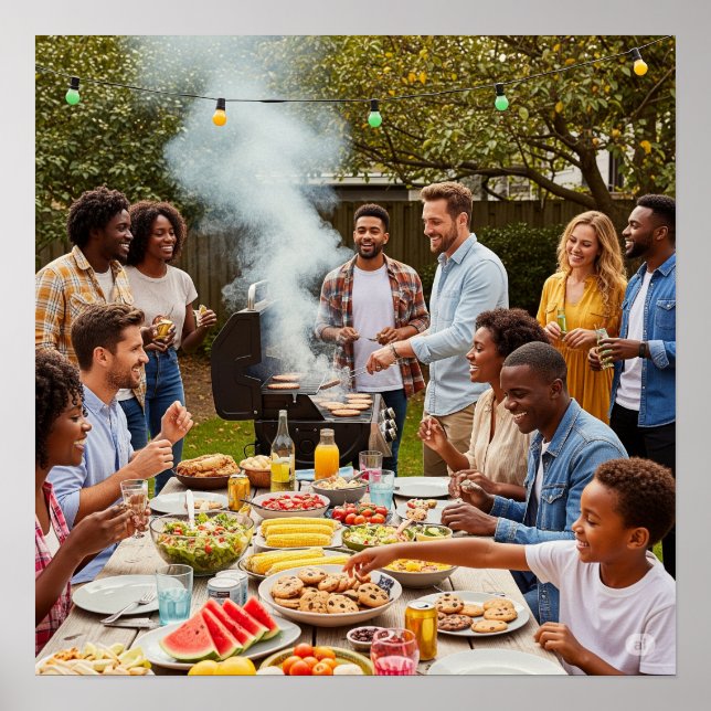 Uppdatera Cookout Beverages Poster (Framsidan)