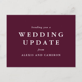 Uppdatera datummarkeringen i Bröllop Vykort