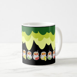 Uppdatera friska tea med citron och blommor kaffemugg