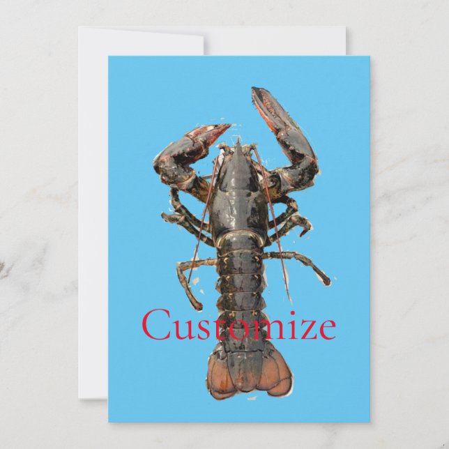 Uppdatera Maine Lobster Thunder_Cove Inbjudningar (Framsida)