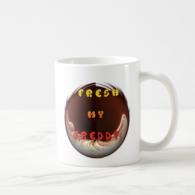 Uppdatera min Freddy Art-utskrift Kaffemugg (Höger)