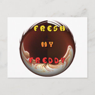 Uppdatera min Freddy Art-utskrift Vykort