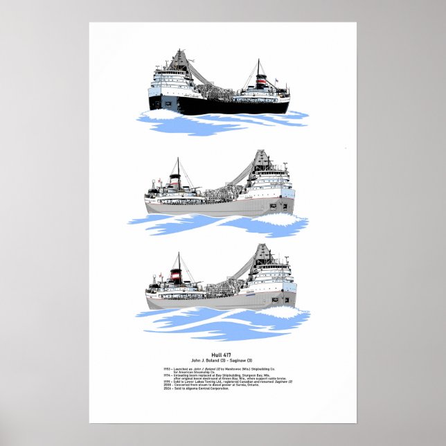 Uppdatera Saginaw-historia Poster (Framsidan)