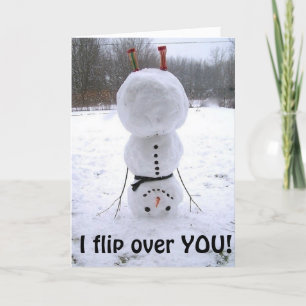 UPPDATERA SNÖGUBBE-FLIPS FÖR DIG BIRTHDAY KORT