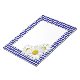 Uppdatera vita Daisy Anteckningsblock
