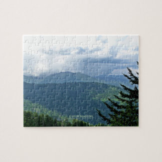 Uppdaterad "Cloud Shadows" Kuwohi Clingmans Dome Pussel