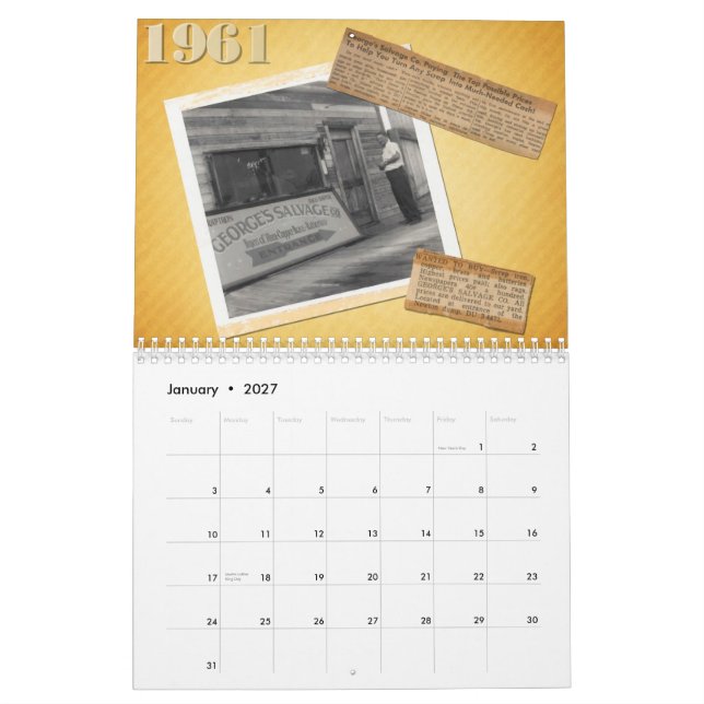 Uppdaterad kalender! kalender (Jan 2027)