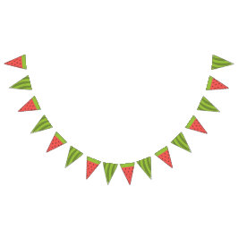 Uppdaterar sommarens vattenmelon. vimplar