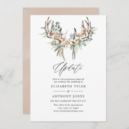 Uppdatering av Boho Cotton och Eucalyptus Boho Brö Inbjudningar