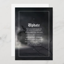 Uppdatering för Halloween Gothic Bröllop