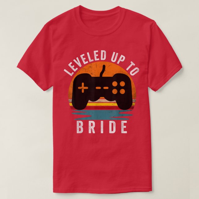 Uppdelad till Bride, Lustigt spelspelspelare Manar T Shirt (Design framsida)